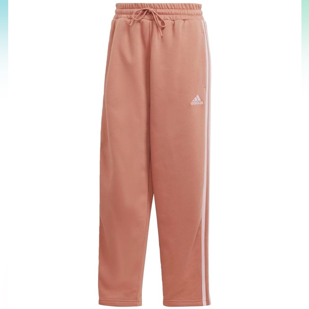 Adidas Brown Sweatpants Relaxed Fit Joggers